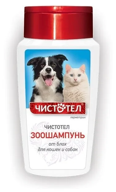 Шампунь Чистотел для кошек и собак 180мл /C314/, шт
