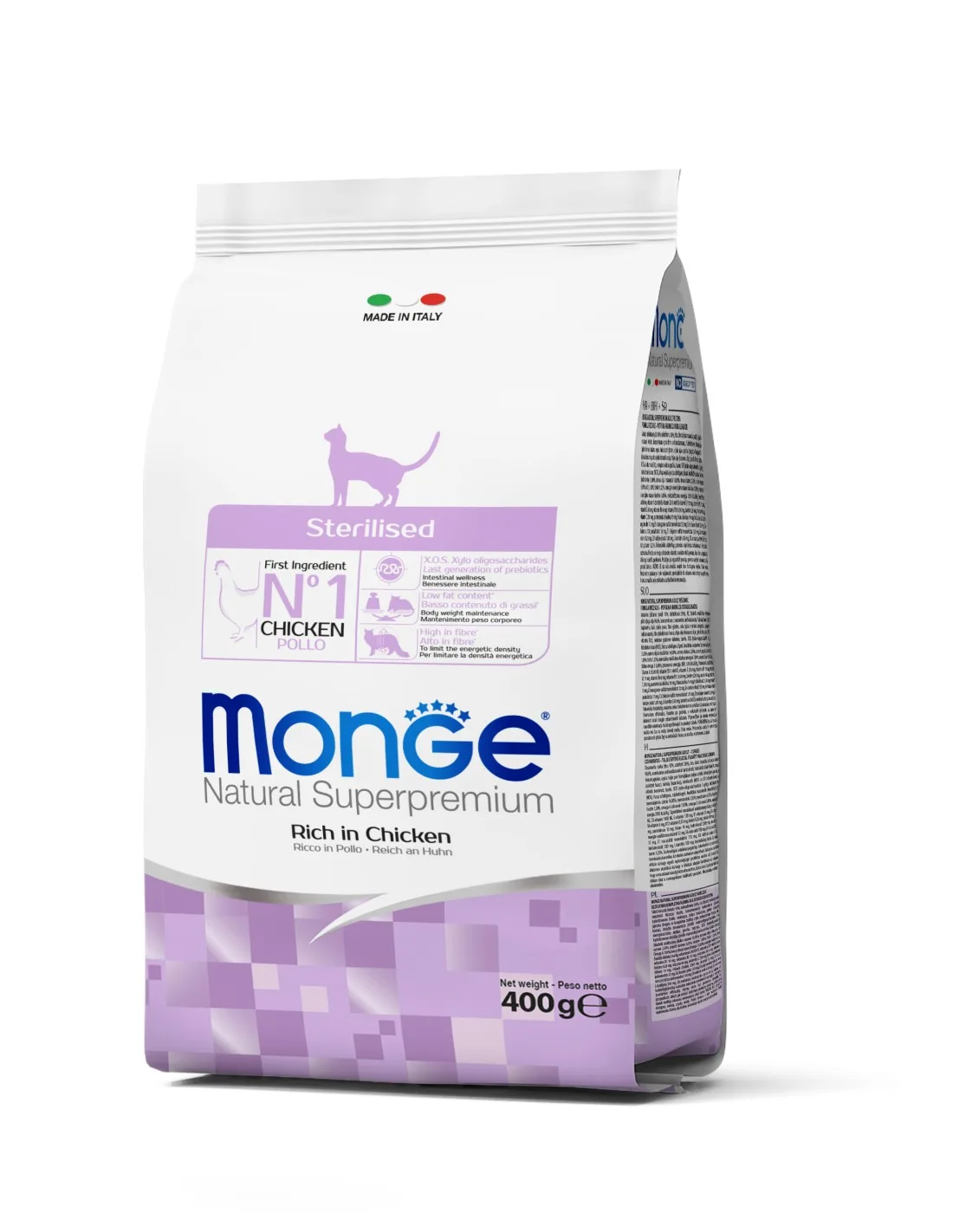 Monge Cat Daily Line Sterilised сух д/стерил. кошек Курица 400 гр