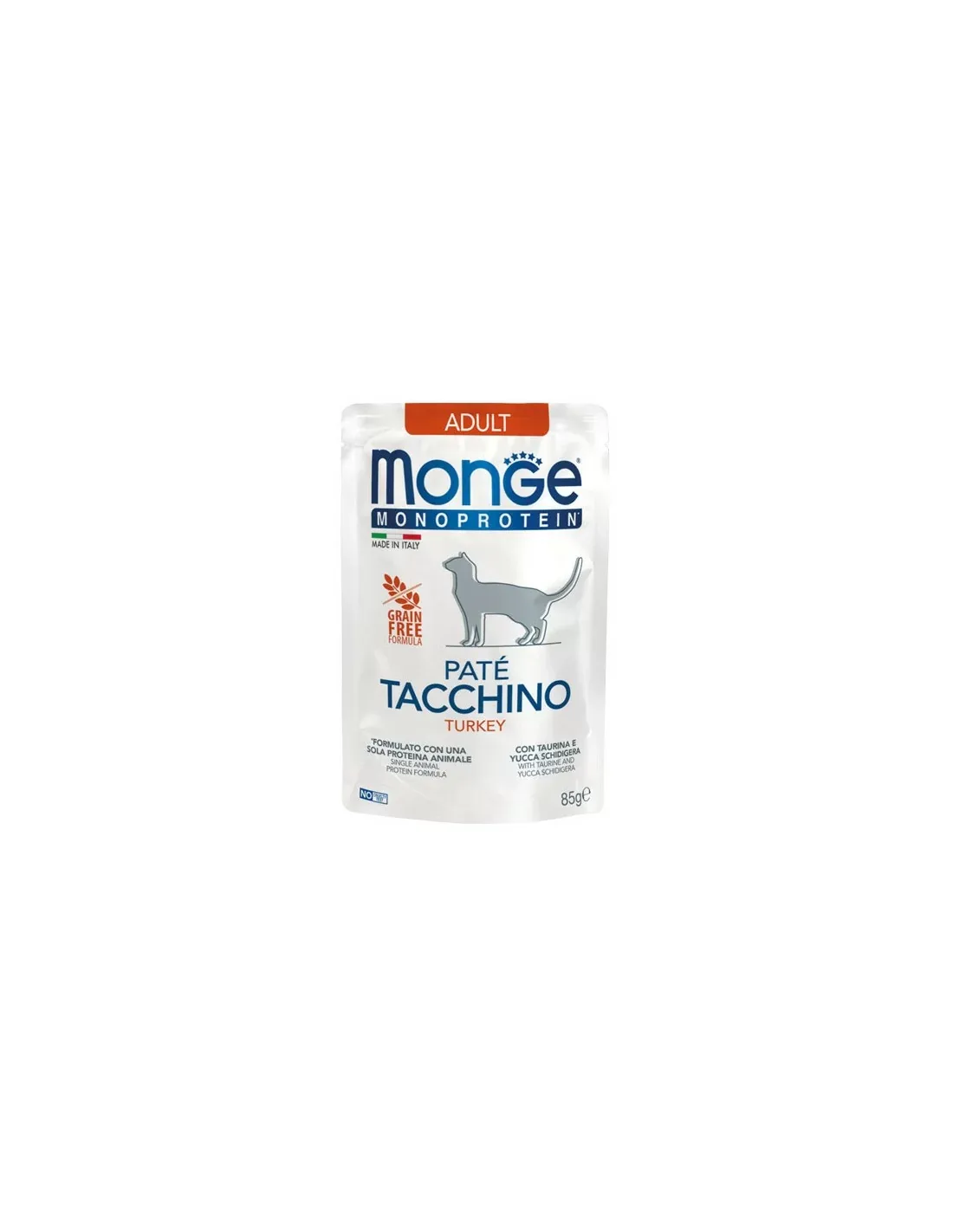 Monge Cat Monoprotein д/кошек Индейка пауч 85гр