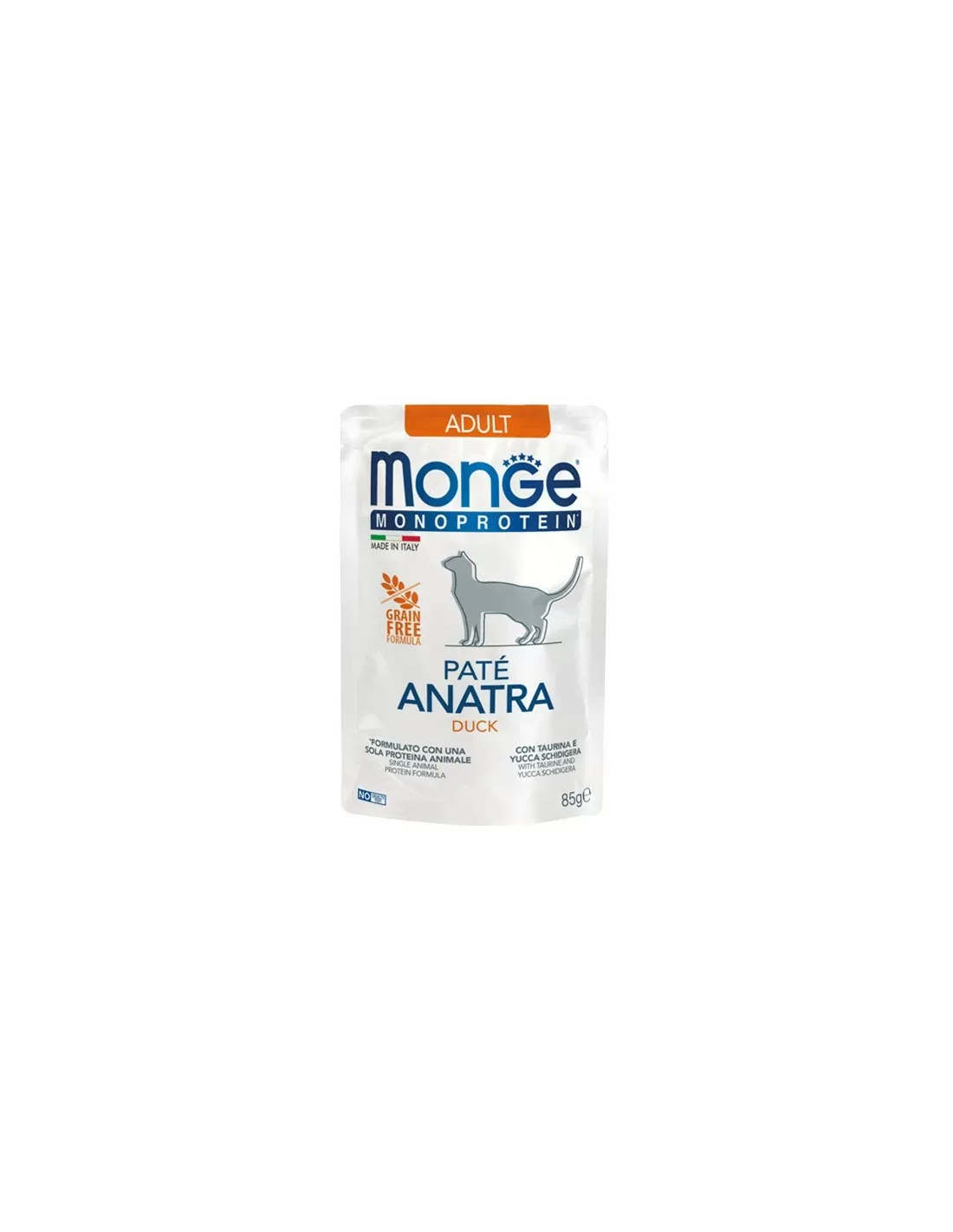 Monge Cat Monoprotein д/кошек Утка пауч 85гр