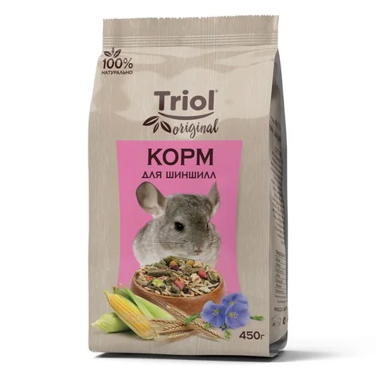 Корм для шиншилл и дегу Triol Original, 450г