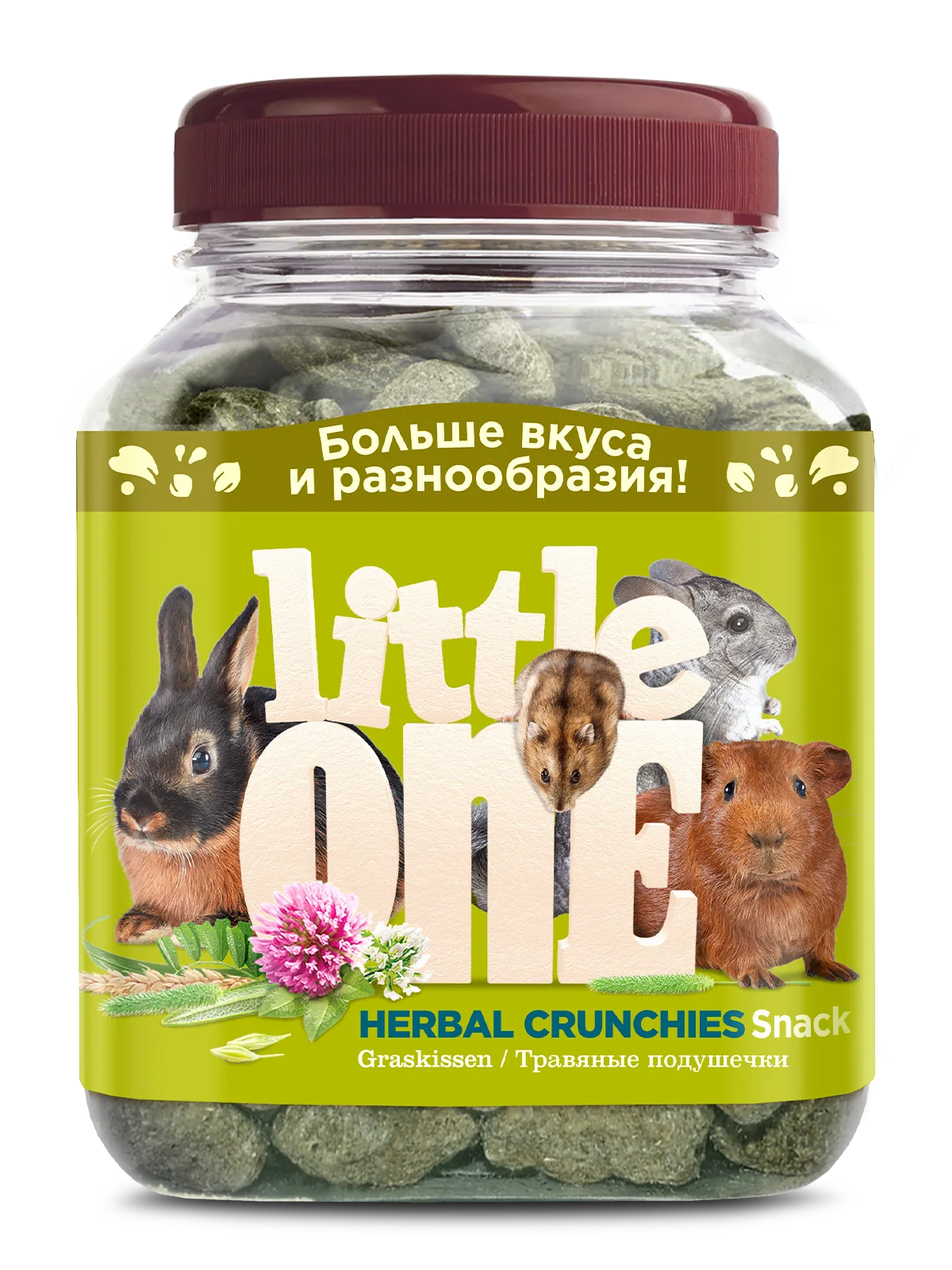 Лак-во Little One Травяные подушечки (стачив.резцов) банка 1*6