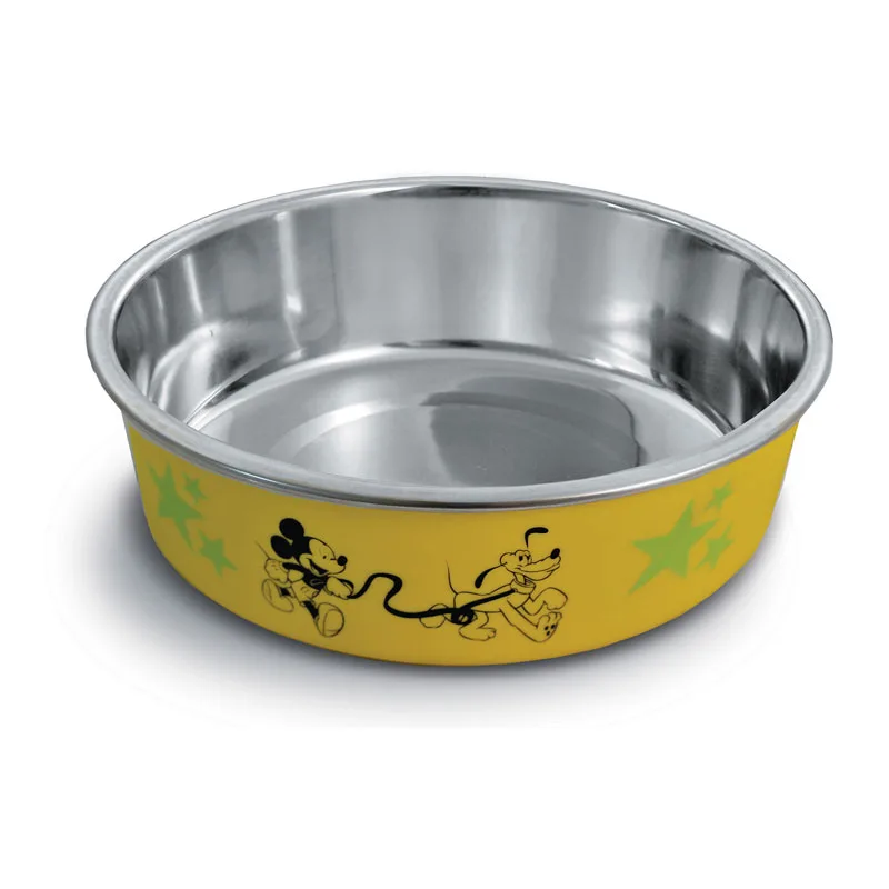 Миска Триол металл на резинке Disney Mickey & Pluto 0,25 л