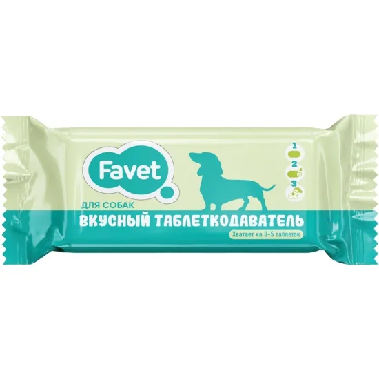 Лакомство Favet Вкусный таблеткодаватель для собак,1 шт