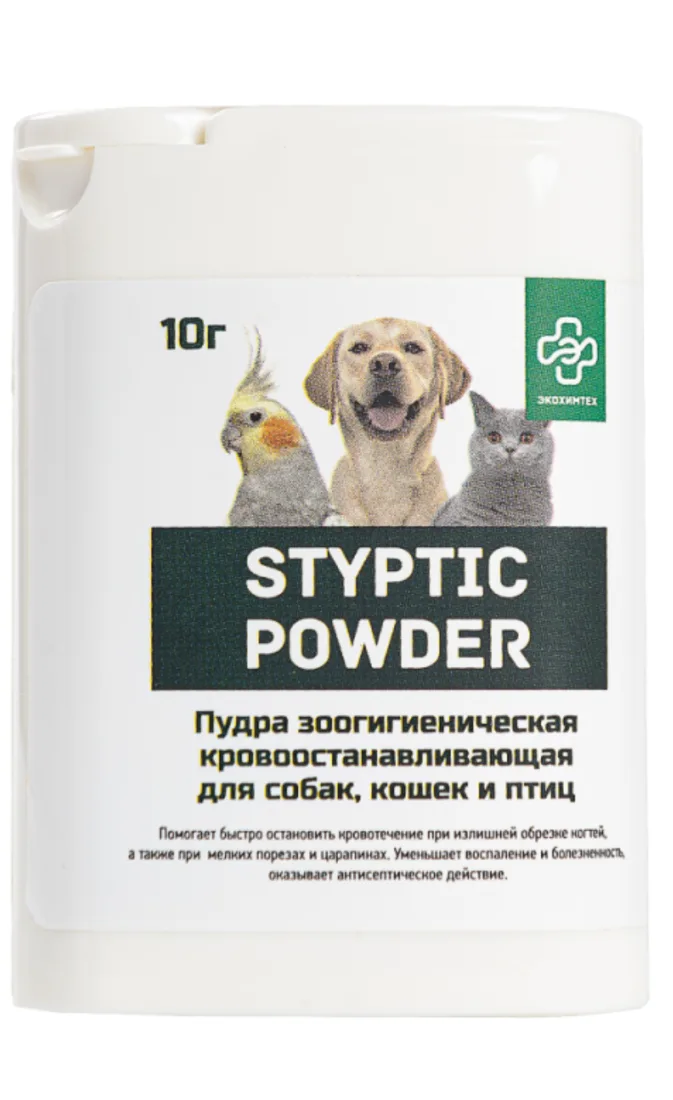 Пудра Styptic powder кровоостанавливающая 10гр