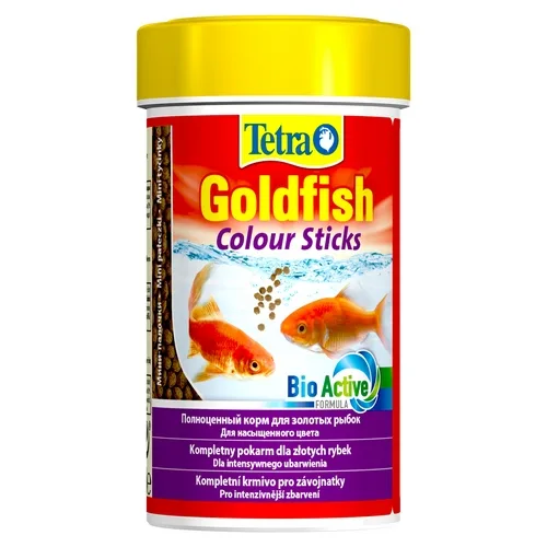 Tetra Goldfish Colour Sticks 0.100л гранулы д/окраса золотых рыбок