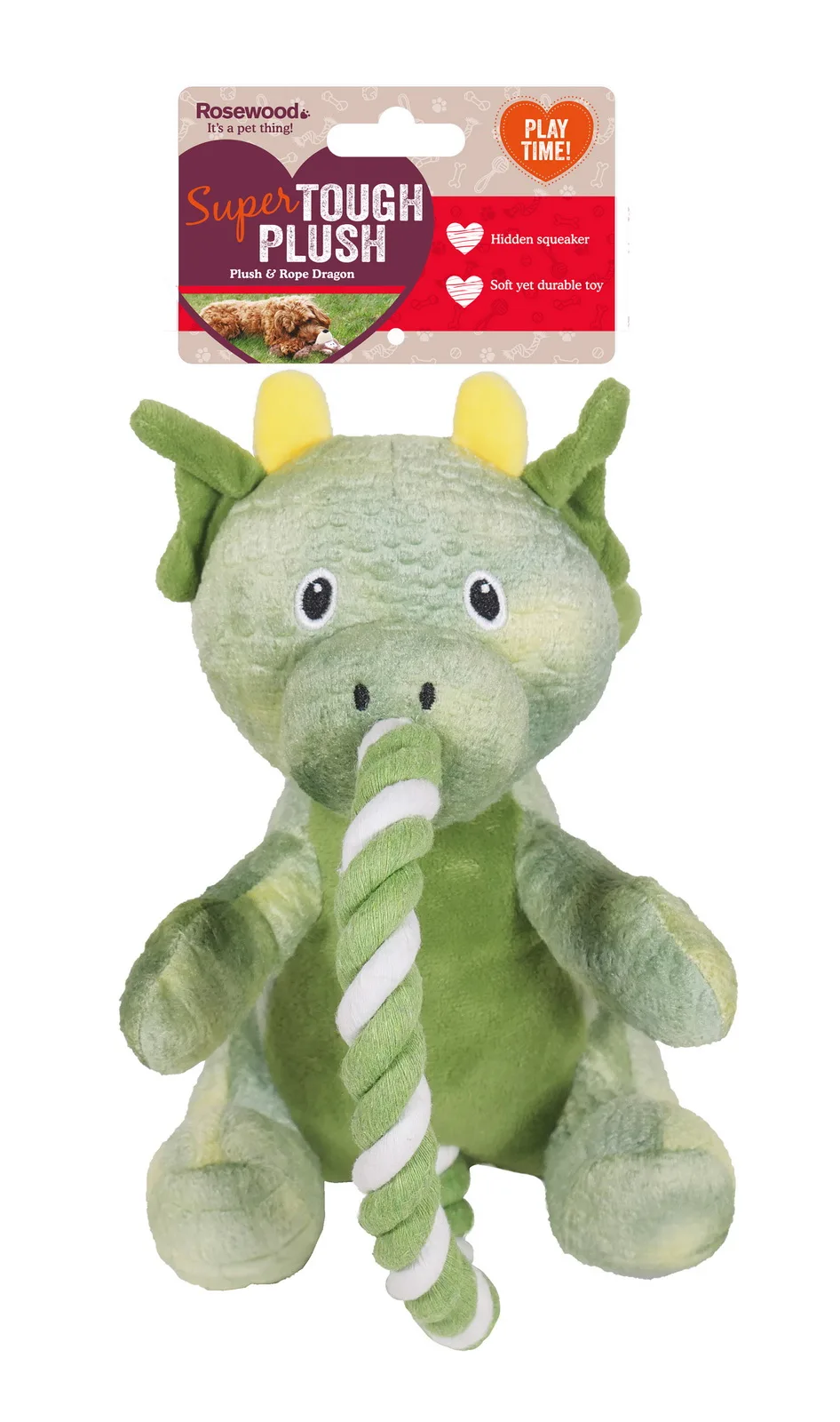 Игрушка для собак EBI Coockoo "Oohoo" с бутылкой и пищалкой, салатовая, 27см
