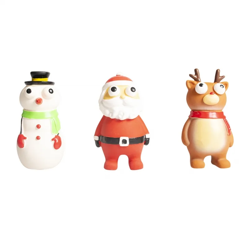 Игрушка для собак латексная Duvo+ "Новогодний микс", 10см