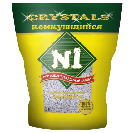 N1 "Комкующийся" 5л желтый, шт