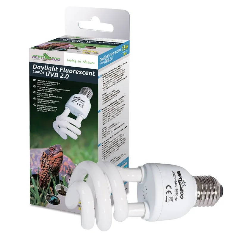 Лампа УФ 2015СТ "Compact Daylight" 2.0, 15Вт, Repti-Zoo