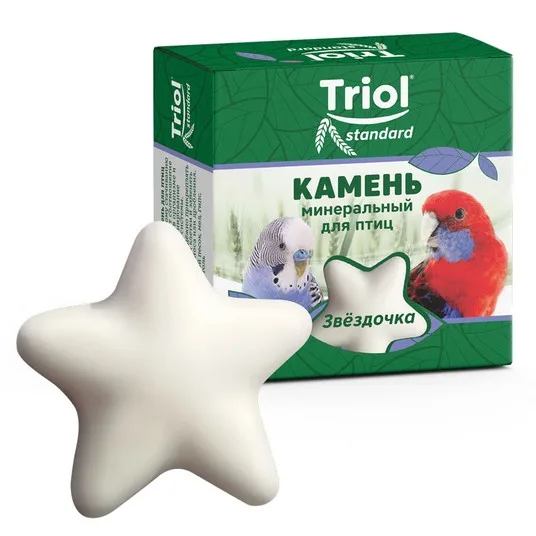 Triol Standard Камень минеральный для птиц Звездочка, 30г, шт фото 2