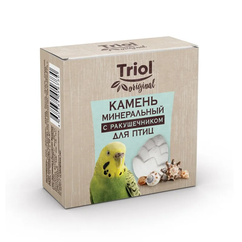 Triol Original Камень минеральный для птиц Шишка, 25г, шт
