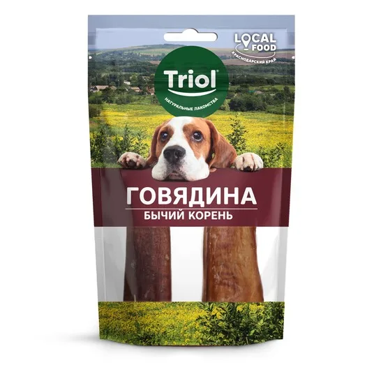 Triol LOCAL FOOD Лакомство для собак "Корень бычий", 40г, шт фото 2