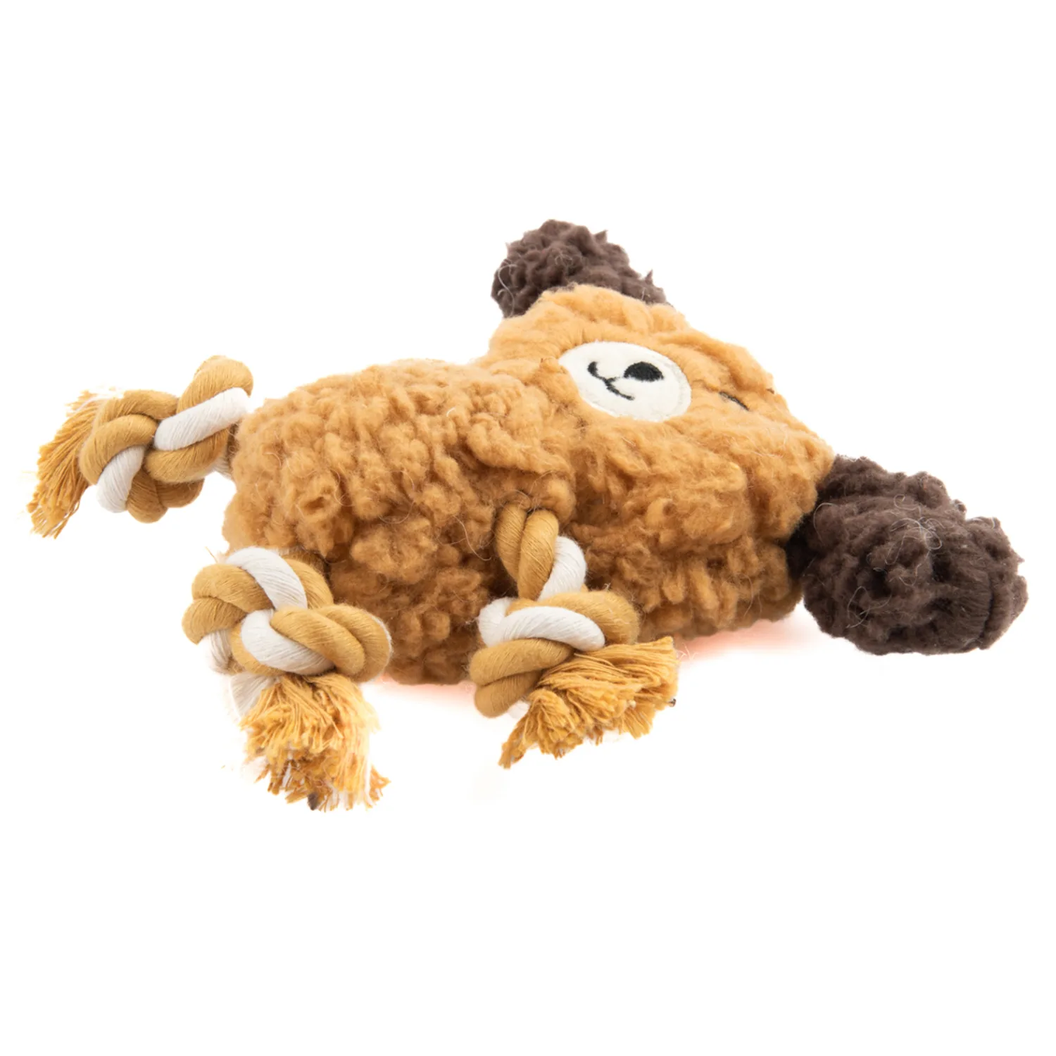 Игрушка для собак AromaDog Rescue "Собачка с канатами", 15см, с пищалкой фото 2
