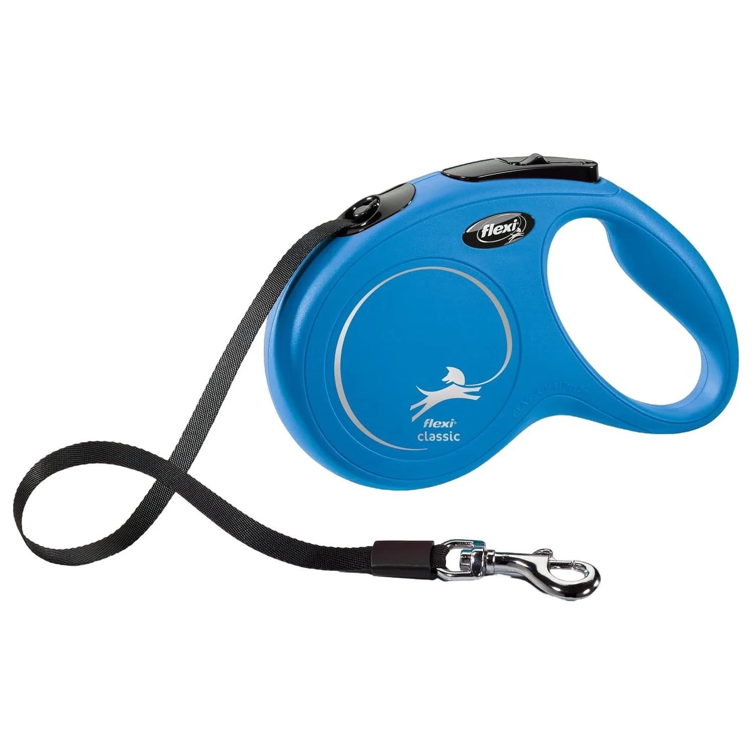 Рулетка Flexi New Classic M, 5м, до 25кг, синий, 42202F