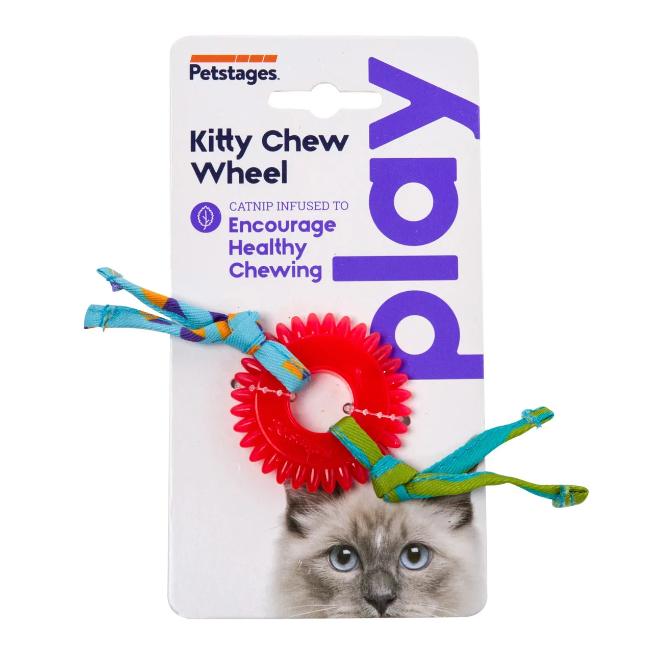 Игрушка для кошек PETSTAGES Dental ОРКА колесико 1.9 х 8.7 х 16.3см
