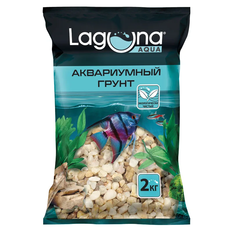 Грунт "Бежевый меланж", 3-5мм, 2кг, Laguna фото 2