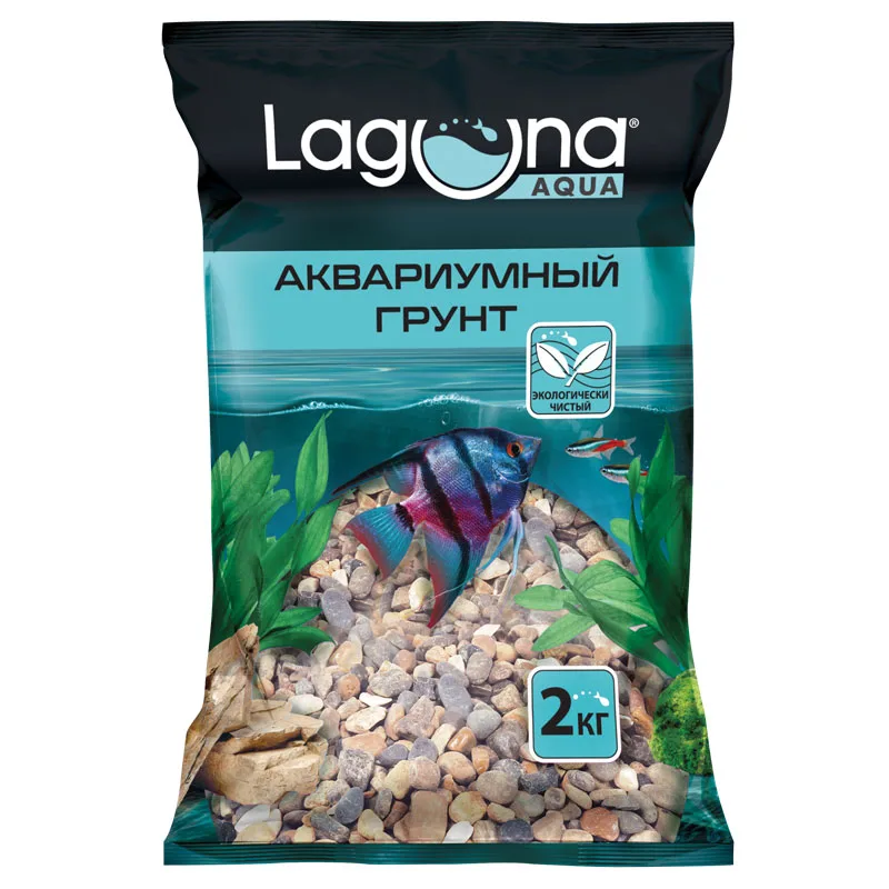 Грунт "Светло-коричневый меланж", 4-6мм, 2кг, Laguna фото 2