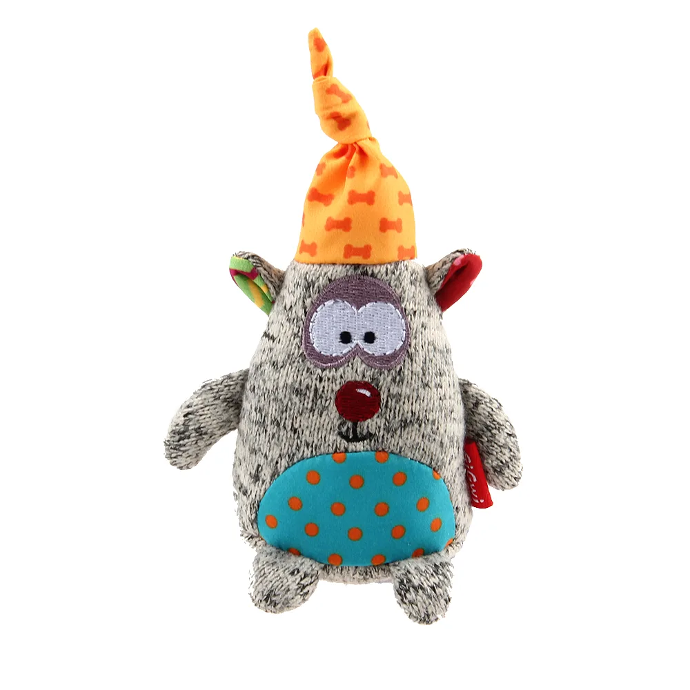 Игрушка для собак Медведь с пищалкой 15см, серия PLUSH FRIENDZ, GiGwi, шт фото 2
