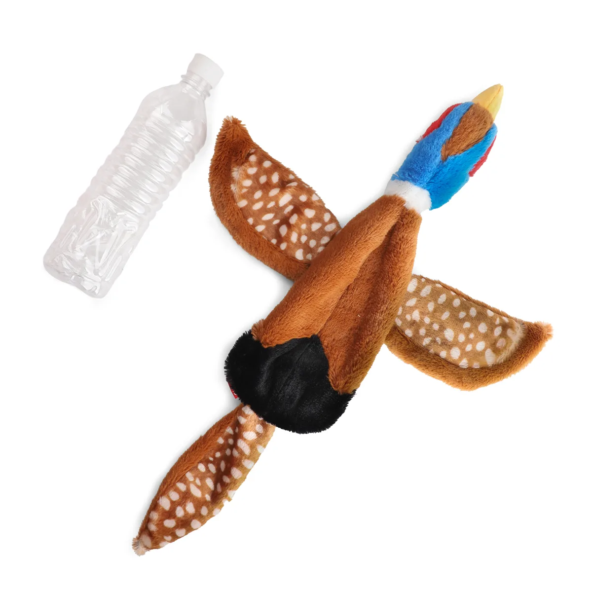 Игрушка для собак Птица с бутылкой- пищалкой 57см, серия CATCH & FETCH, GiGwi фото 2
