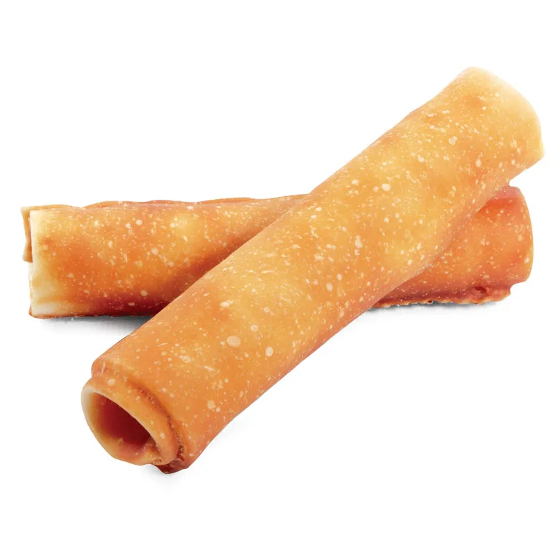Трубочки жевательные с мясом курицы, 12,5см (уп.2шт.), серия DENTAL, Triol фото 2