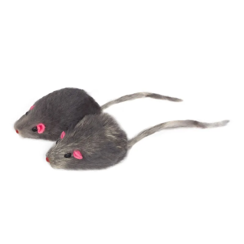 Игрушка для кошек Triol Мышь 2", серая, 4.5см, m002ng, 4шт