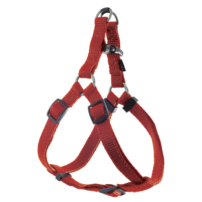 Шлейка из нейлона, красная, 2.5 х 56-99см, hl-13l